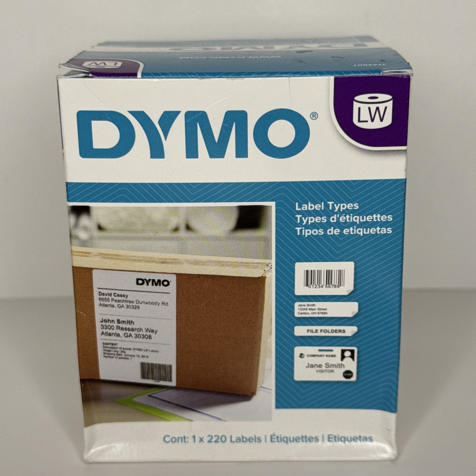 DYMO Extra Large Shipping Labels 4×6 for LabelWriter 1 x 220 Count, BRAND NEW