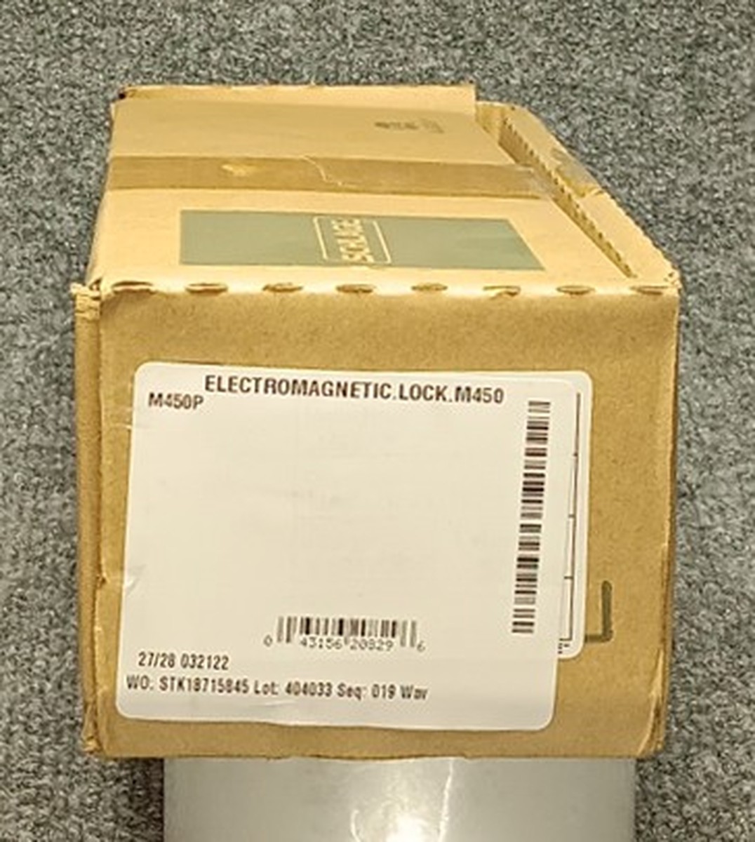 Schlage M452P Electromagnetic Lock Double Door 1000lb Maglock 12/24V Open Box