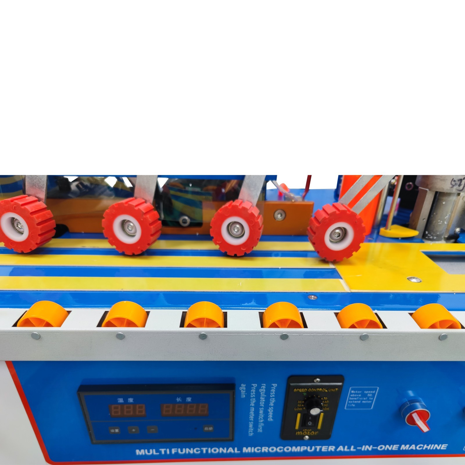 Integrated Edge Trimming Banding Machine for Straight And Curved Edges 0-6m/min