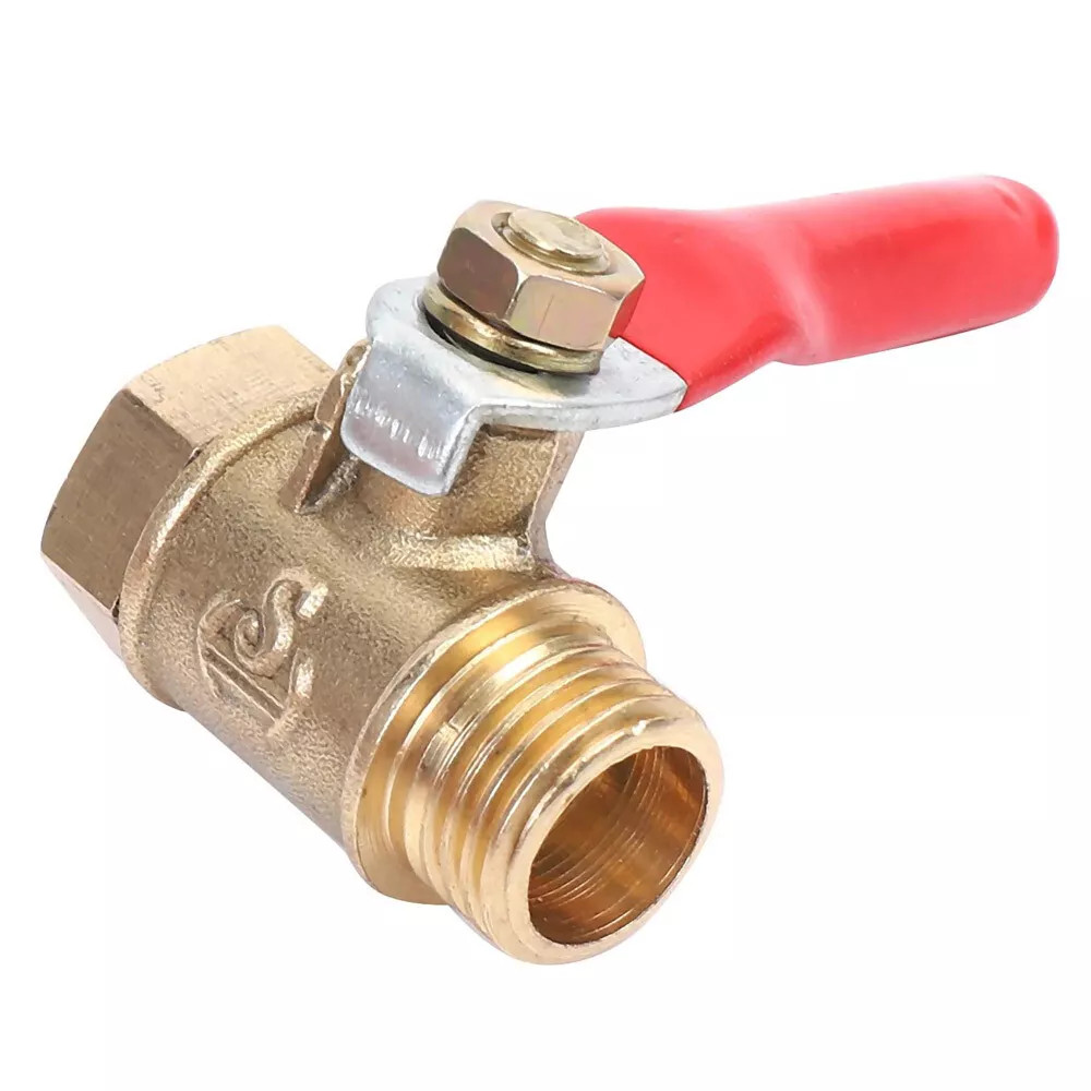 4PCS 1/4″ Male Female NPT Brass Ball Valve Water Air Tank Drain Shut Off USA
