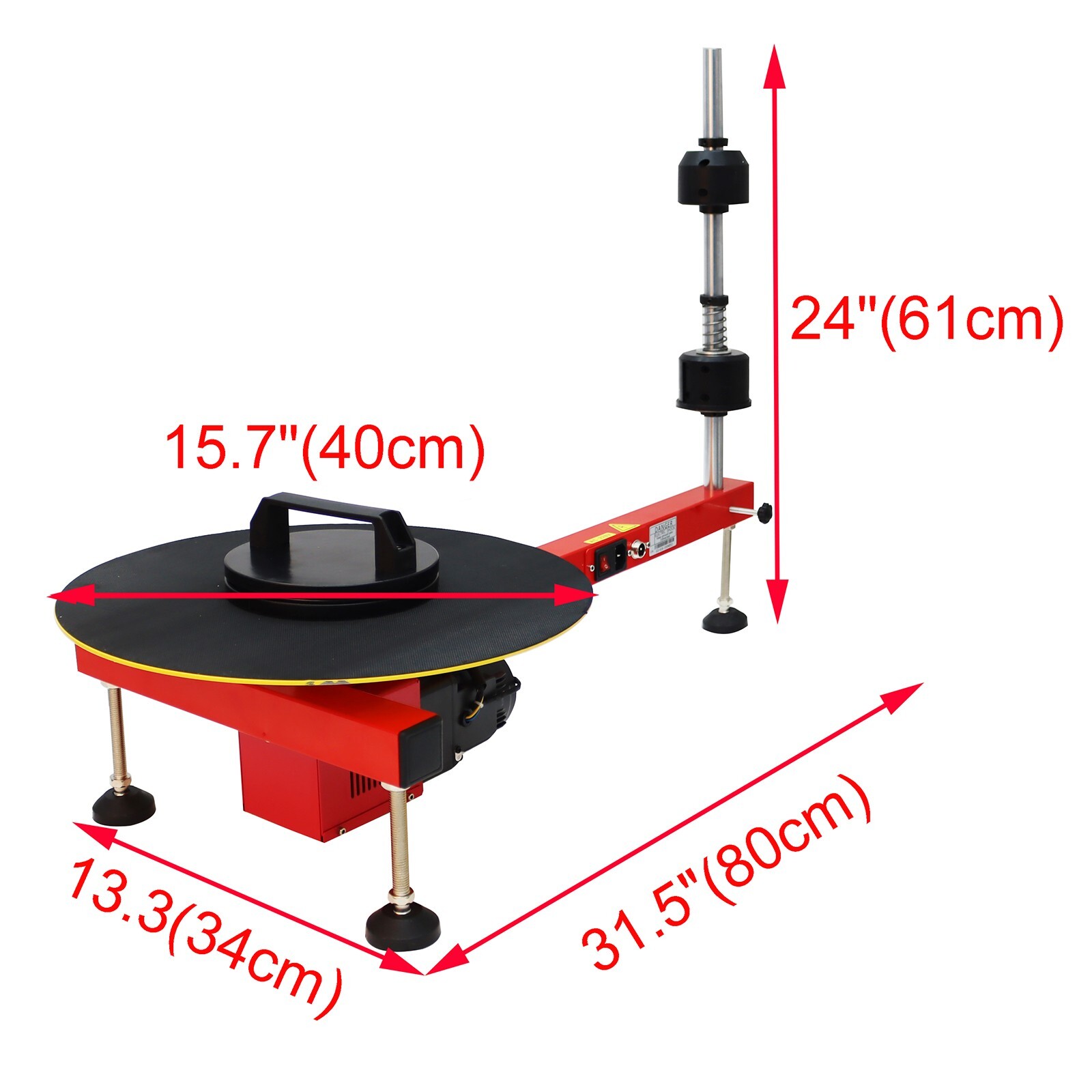 Electric Stretch Film Wrapping Machine 220V Semi-automatic Wrap-around Film Bale