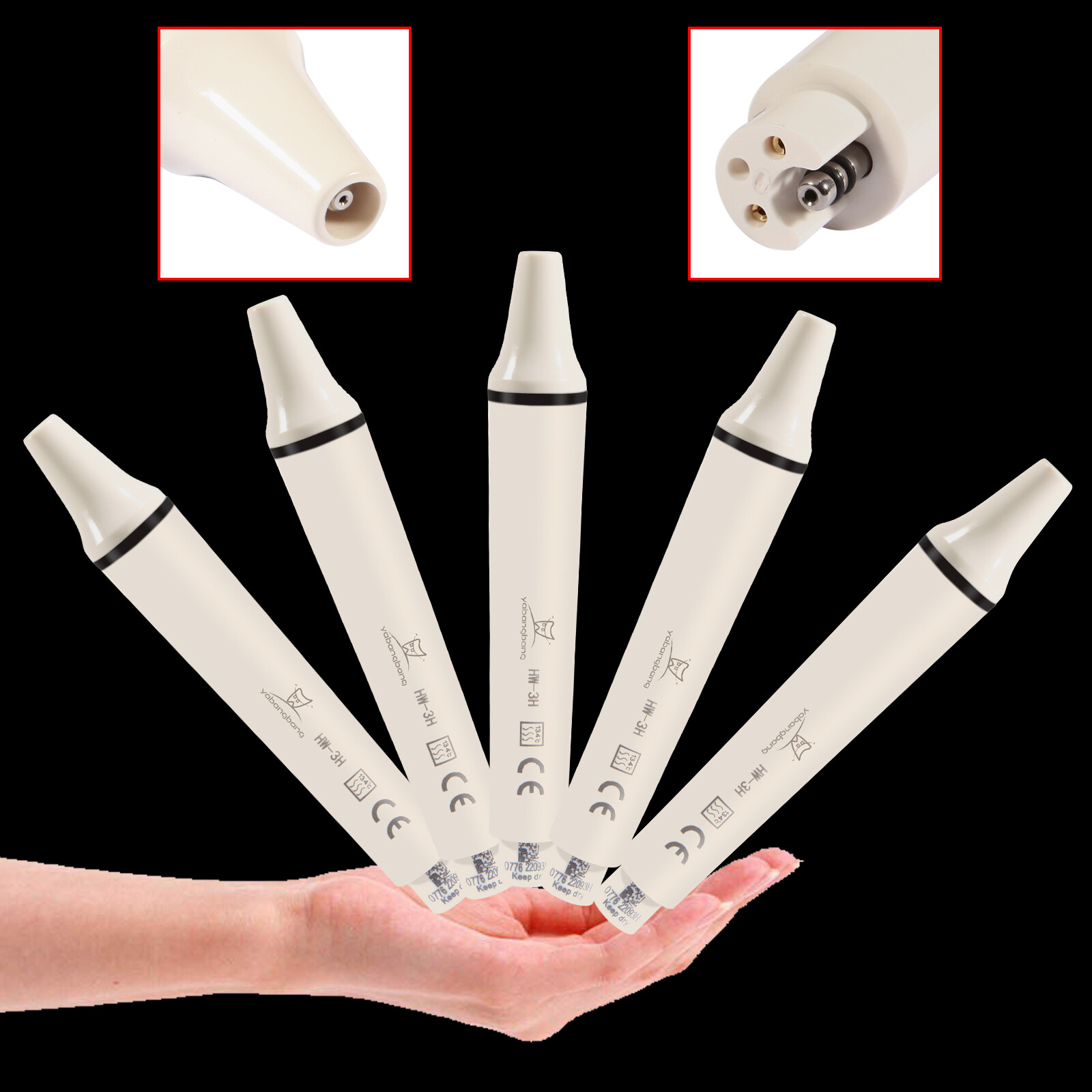 Ultrasonic Piezo Dental Scaler Handpiece Fit EMS/Woodpecker Tips HW-3H st