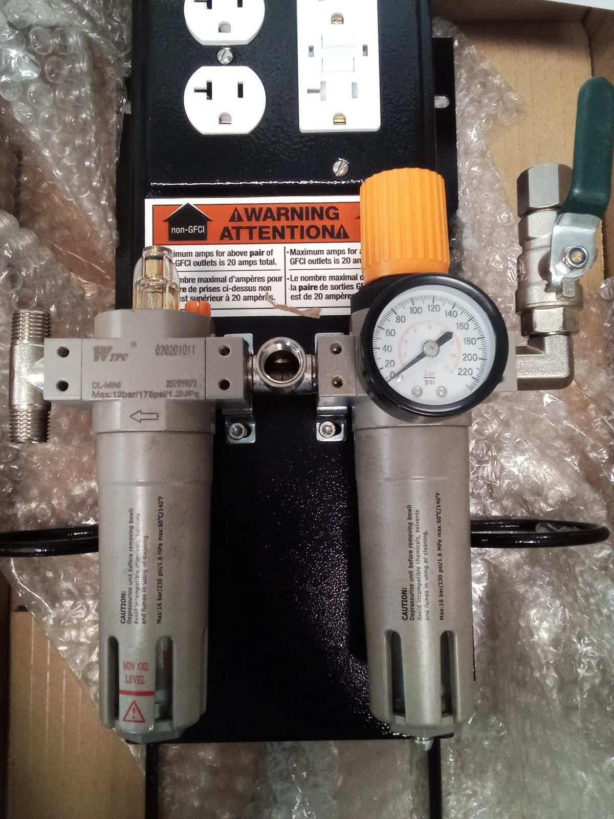 BendPak Air Regulator WSA-100 Utility Station