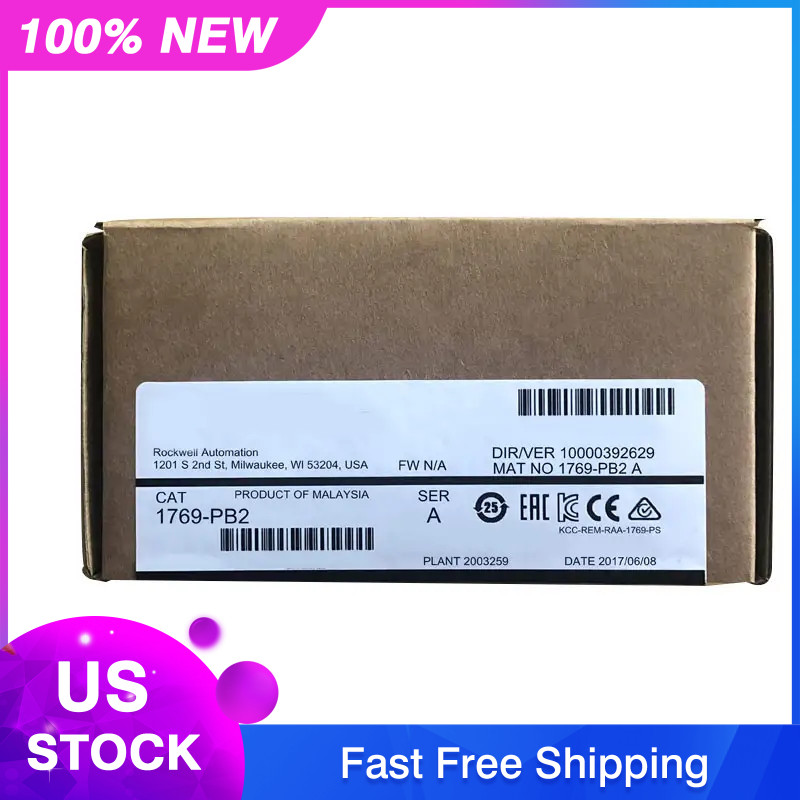 1PC New Sealed Allen Bradley AB 1769-PB2 CompactLogix DC 2A/0.8A Power Supply