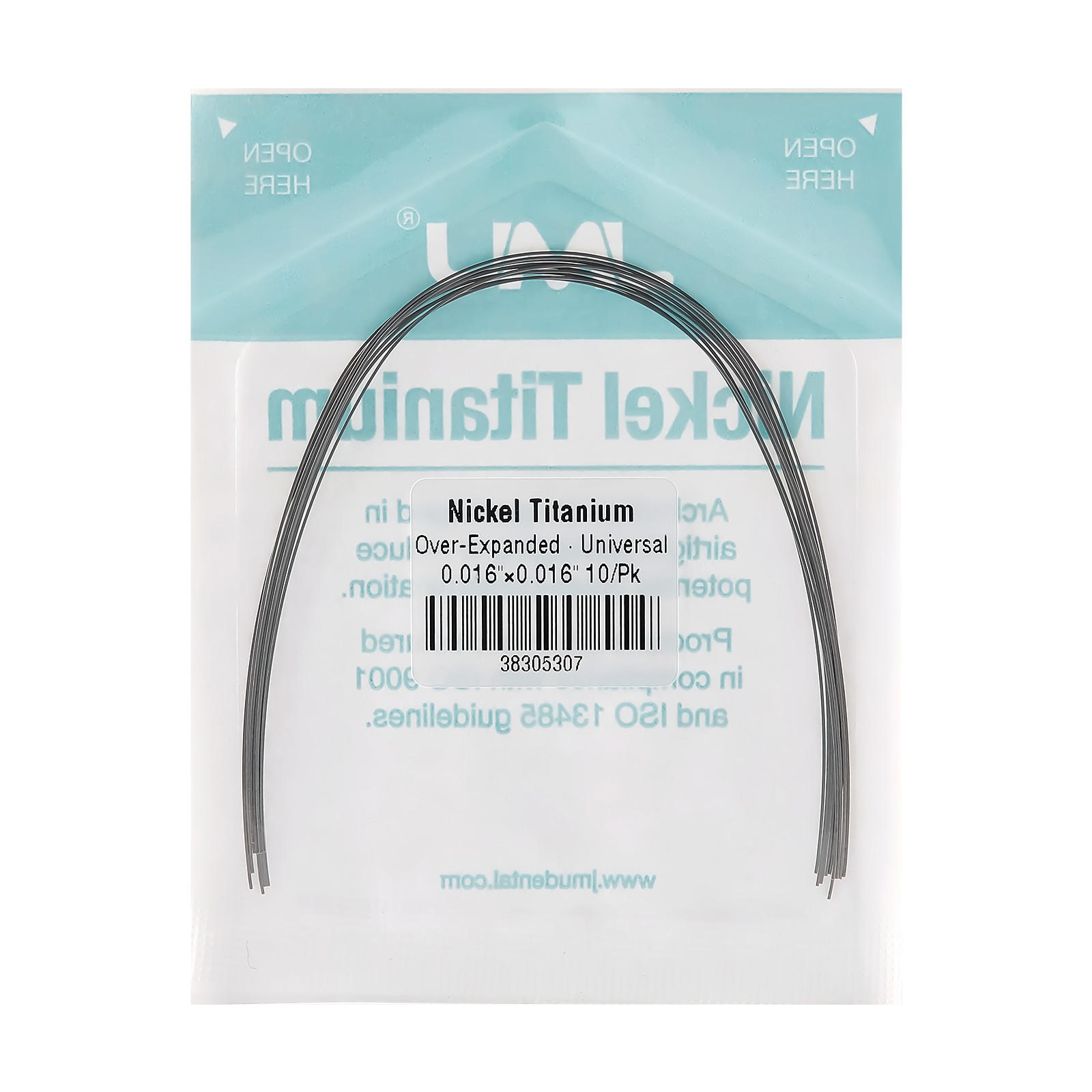 100pcs JMU Dental Orthodontic Arch Wire Niti Super Elastic Over-Expanded Round