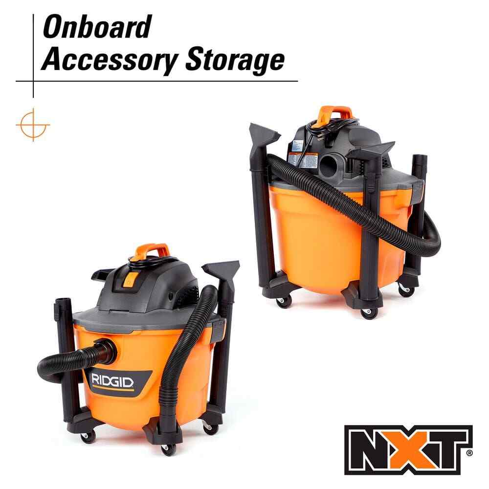 RIDGID 9 Gallon 4.25 Peak HP NXT Shop Vacuum Wet Dry Vac w/General Debris Filter