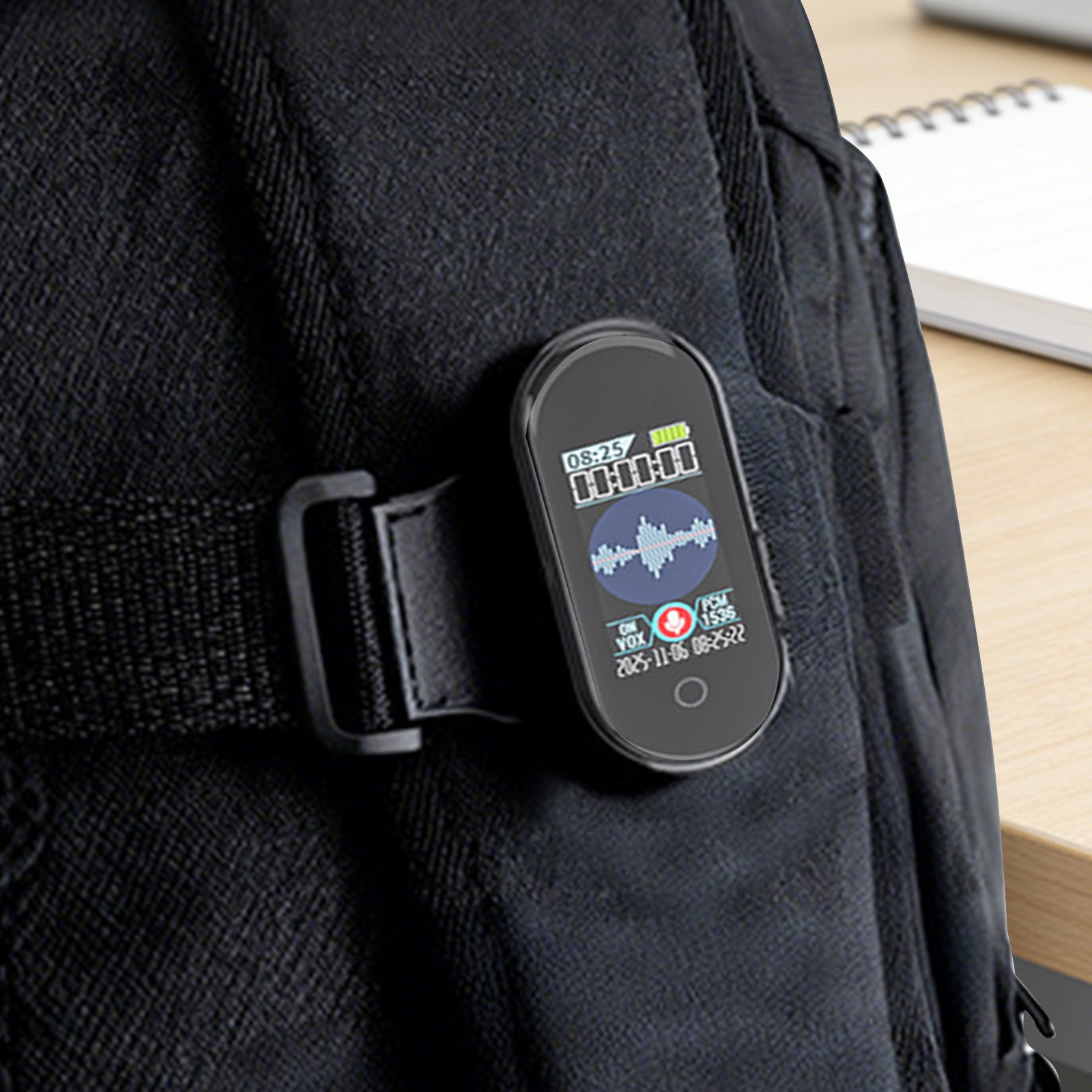 64GB Voice Activated Recorder with AI-Intelligent Triple Noise Reduction,