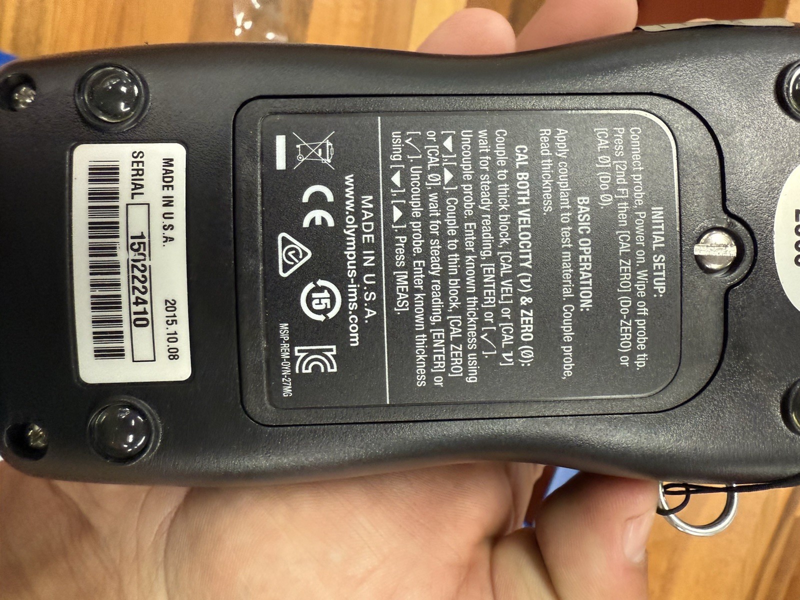 Olympus 27MG Thickness Gauge