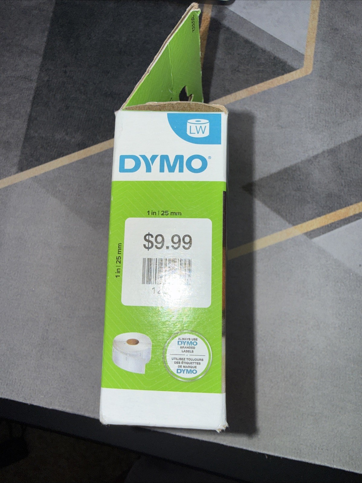 Dymo White Label – 1″ X 1 Roll, 750 Multipurpose (30332)