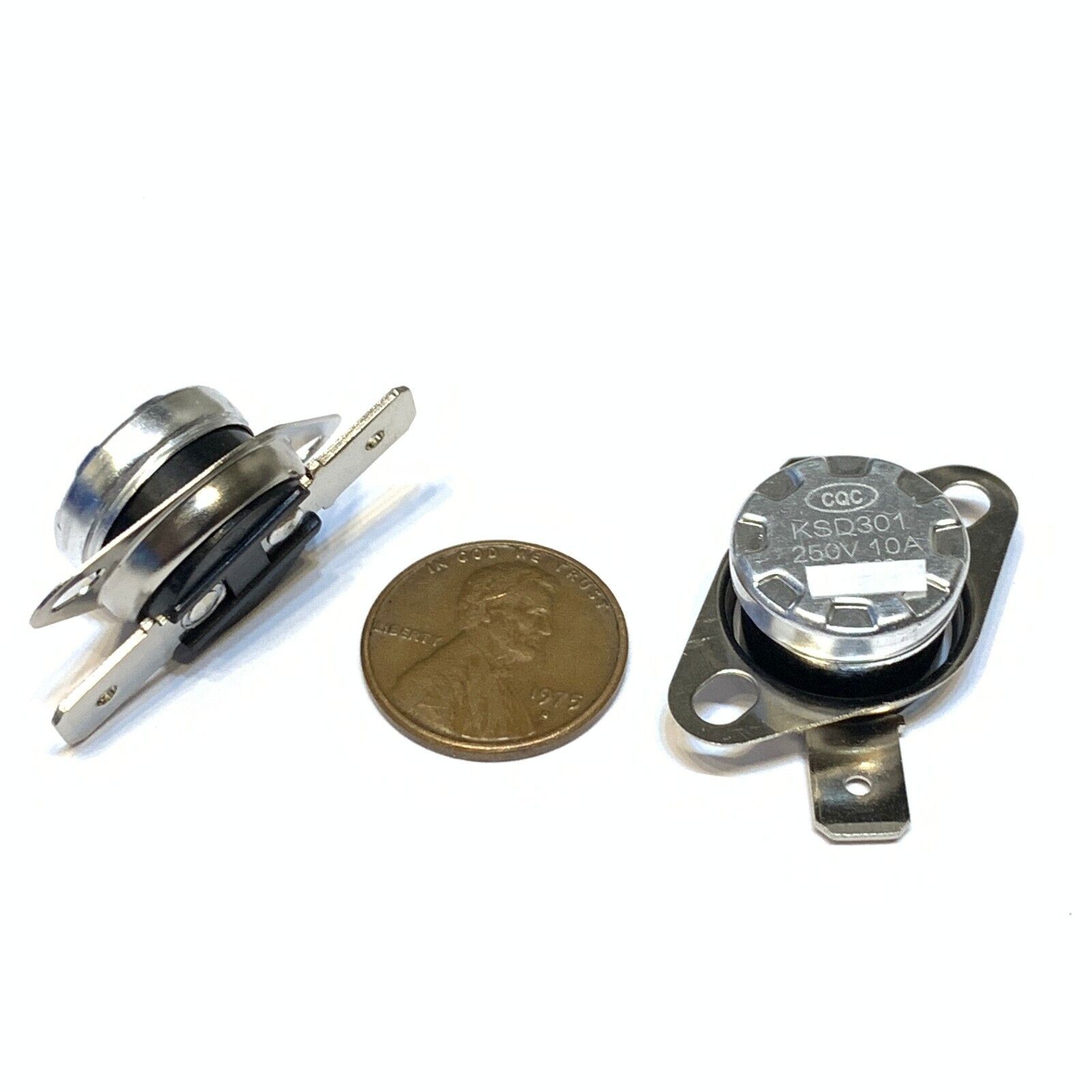 2 Piece NC 80C 176F KSD301 normally Closed Thermal 10a Thermostat switch