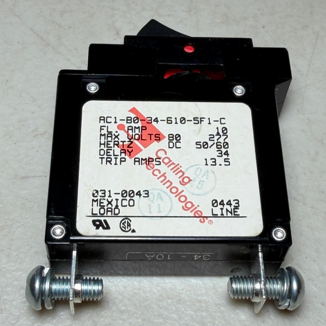 Carling Carlingswitch Circuit Breaker AC1-B0-34, Various Sizes Available