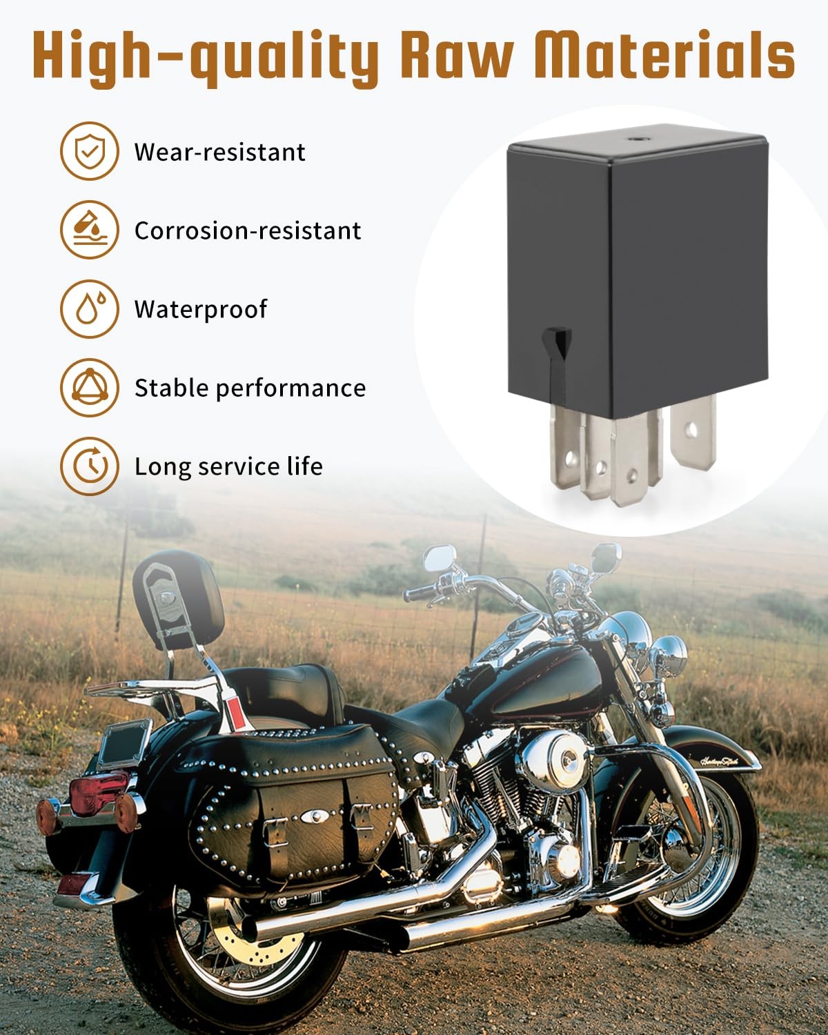 Starter Relay Fit for Harley Twin Cam 2000-2014, Softail 2000-2010 Dyna…