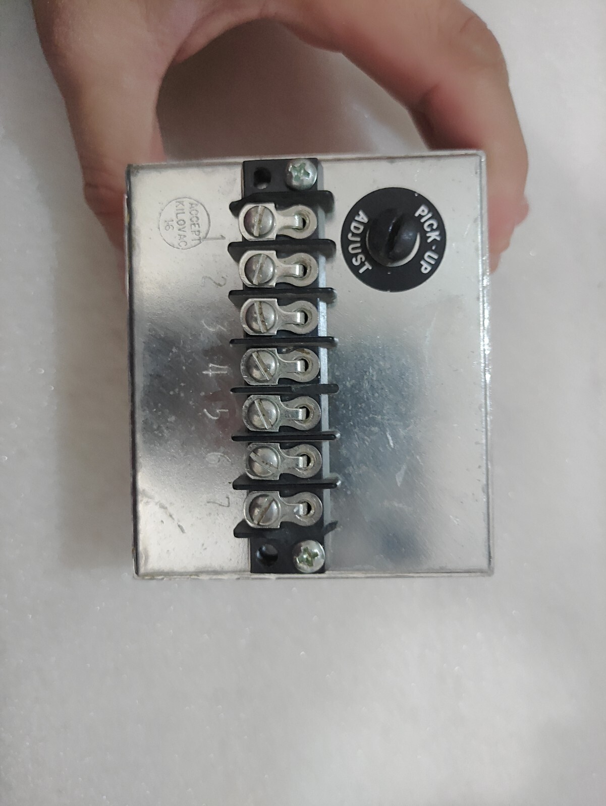Wilmar Currant Relay 1100-19X, 24 Volt DC, 50-500 Hz, 1-5 Amp Adjustable