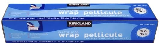 Kirkland Signature Stretch Tite Plastic Food Wrap Pmyknx 2 Packs 750 Sq Ft Food