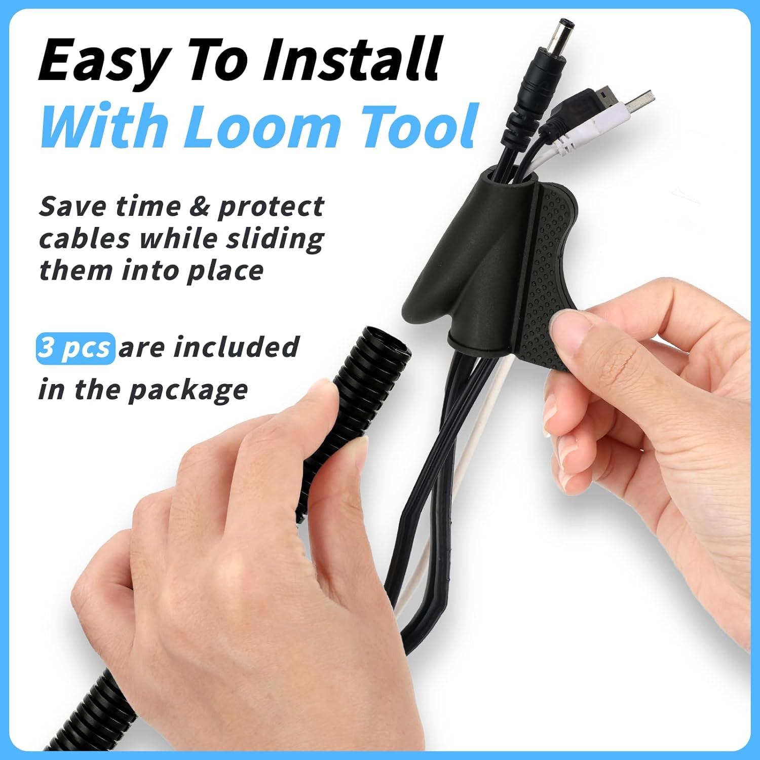 Split Wire Loom Tubing, 1/4,3/8,1/2,3/4,1 Inch X 20Ft Wire Protector Tubing, Aut