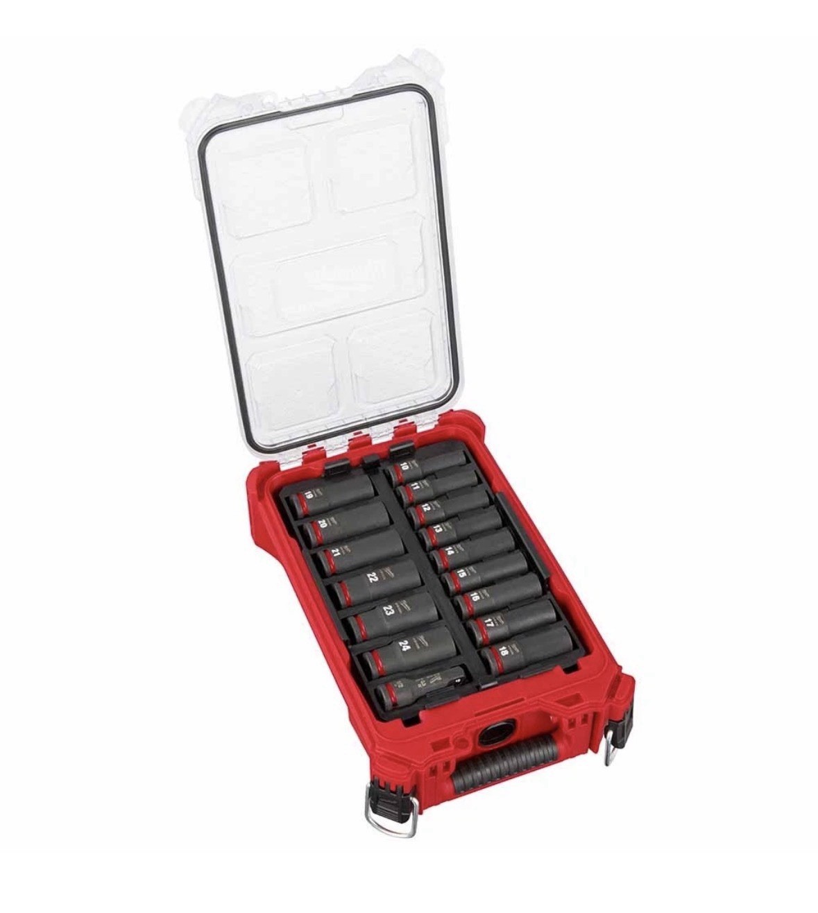 Milwaukee 49-66-6803 Shockwave Impact Duty Socket 1/2″ Drive 16-Pc Packout Set