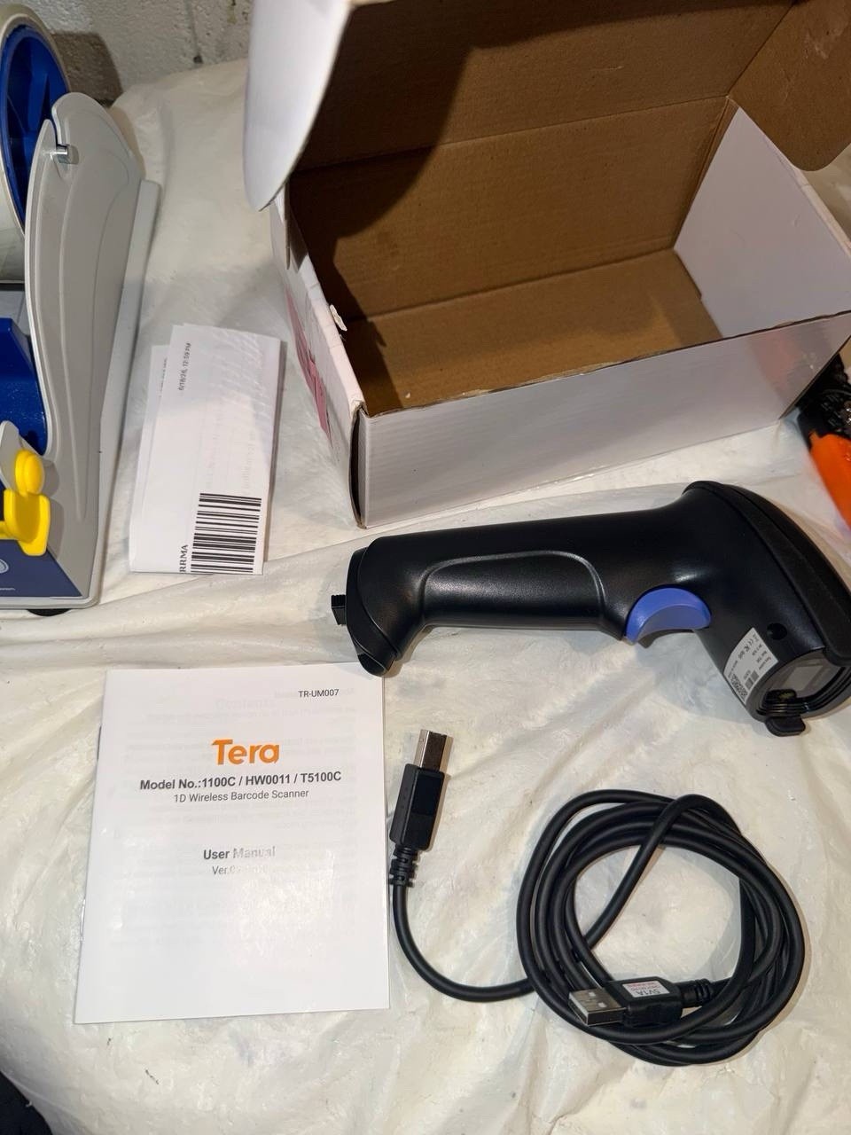 Tera T5100C 1D CCD Barcode Scanner with Battery Level Indicator 2500 Pixel