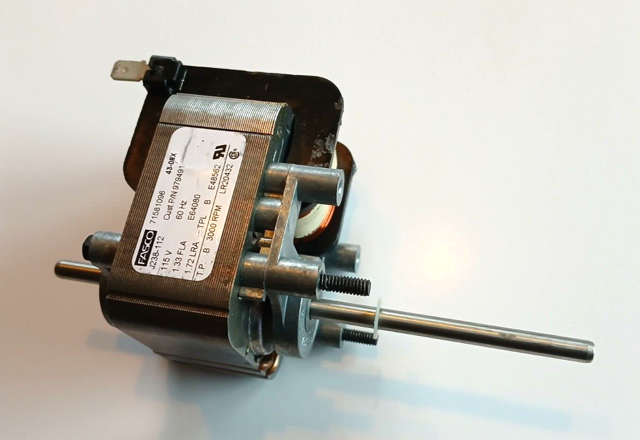 FASCO MOTOR Shaded Pole C-Frame – 3000 RPM – 115V, 1.3 Amp, Evaporator Fan Motor