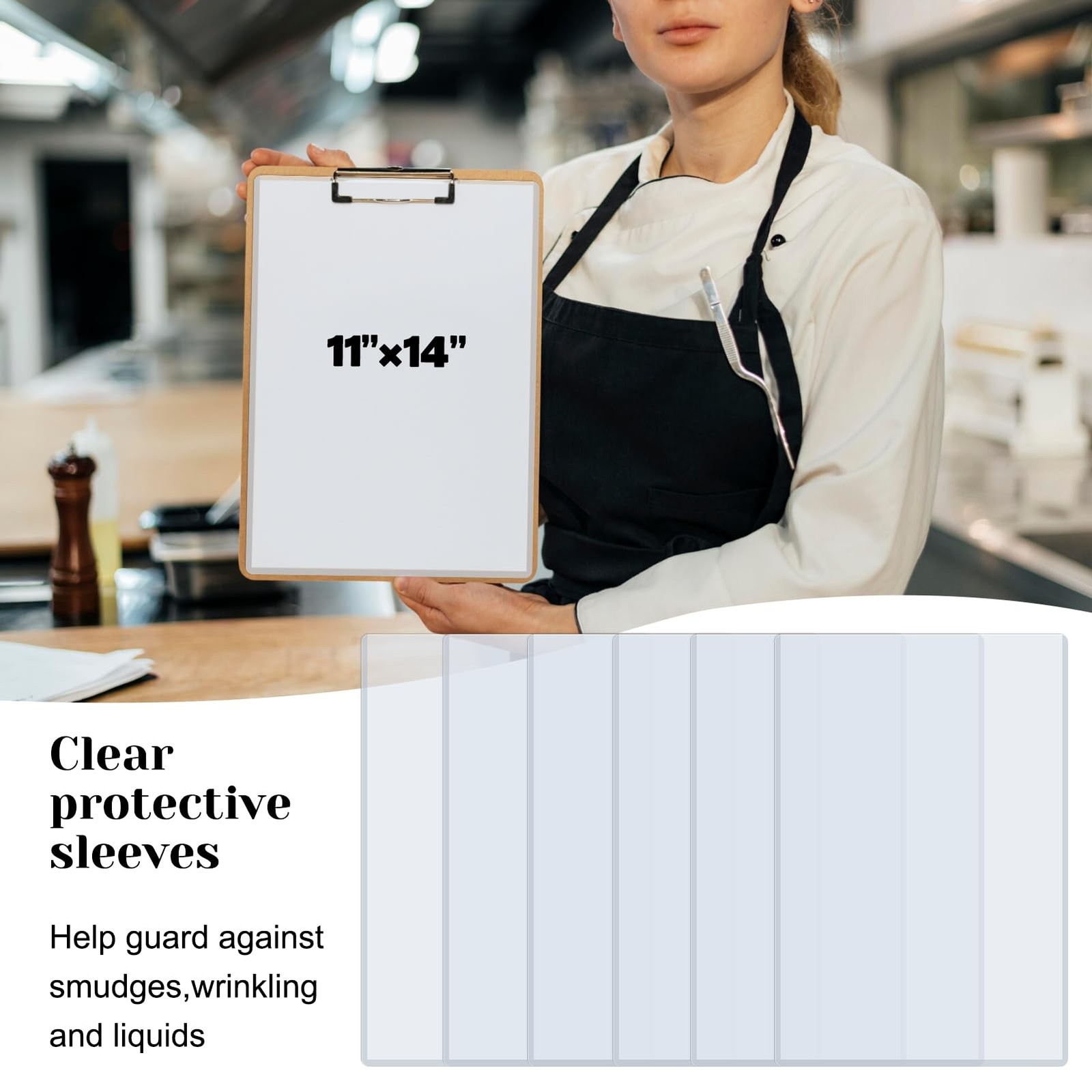 12 Pack 11×14 In Artwork Protectors Rigid Print Clear Waterproof Hard Plastic