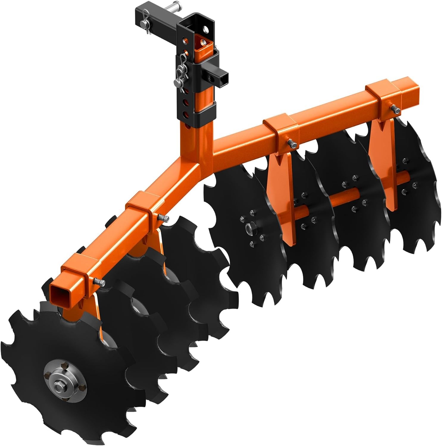 Disc Plow Harrow Universal Receiver Mount Height Heavy Duty Width Cut Disc Plow