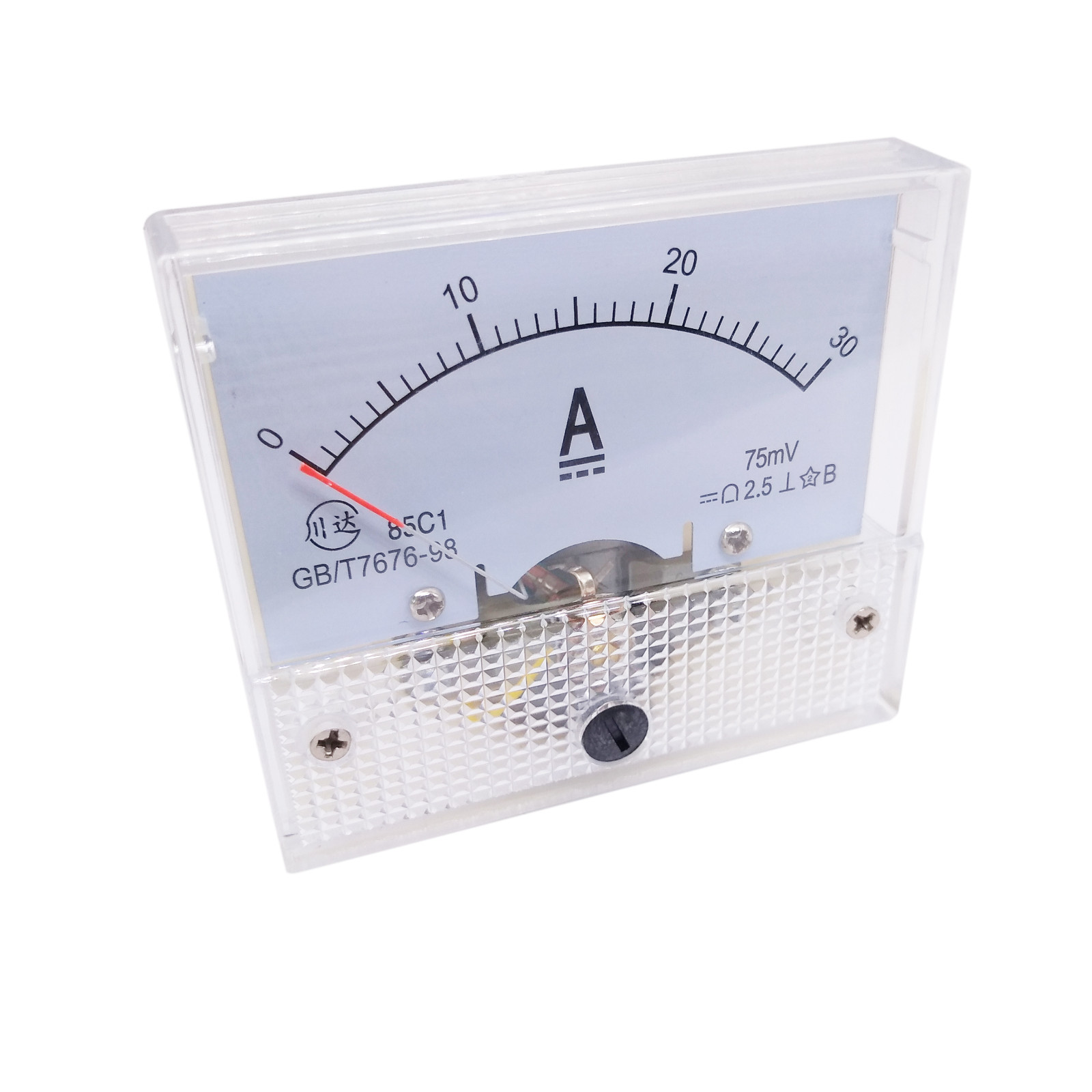 Analog Panel AMP Current Ammeter Meter Gauge 85C1 0-30A DC & Shunt