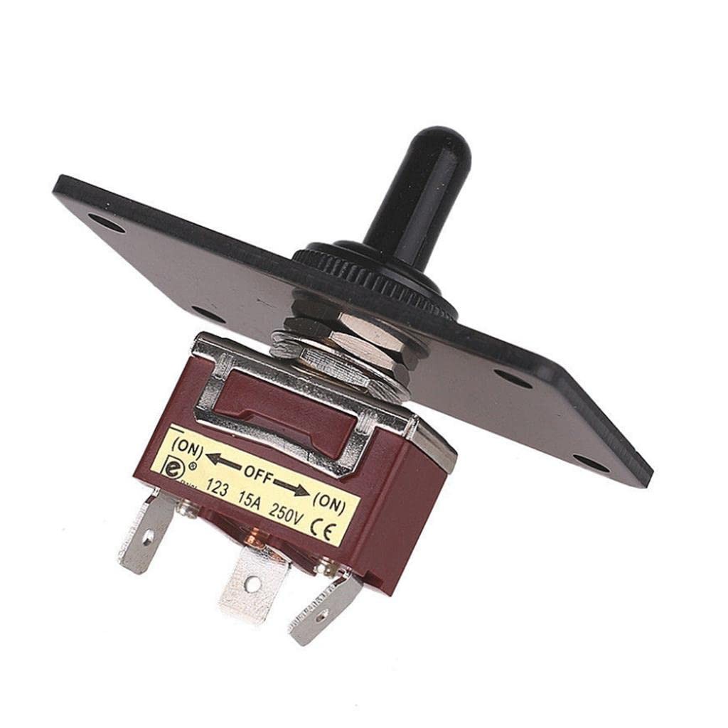 3 Way On/Off/ Momentary Toggle Switch Waterproof Tilt Trim Switches 12V 15A for