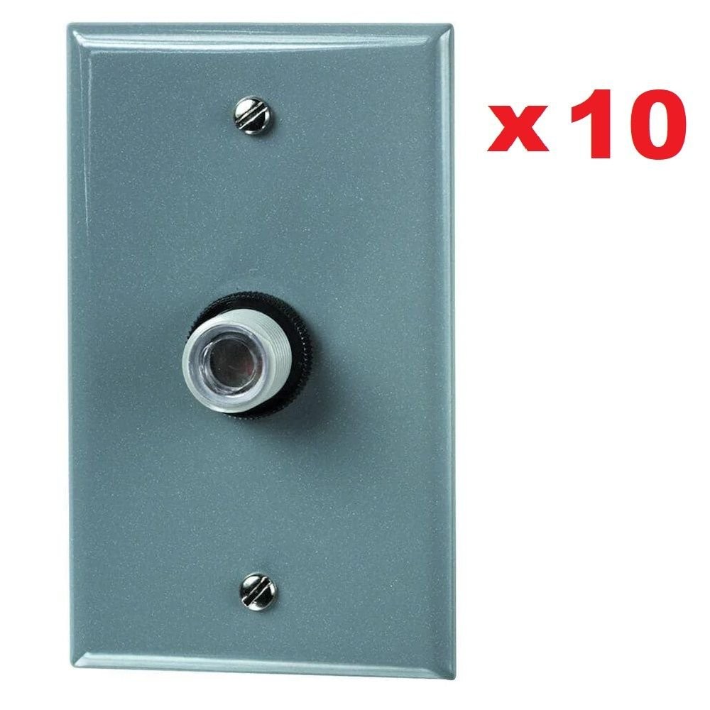 Lot of 10 Intermatic K4000 Series 1800W Dusk Dawn Wall Mount Light Control Gray