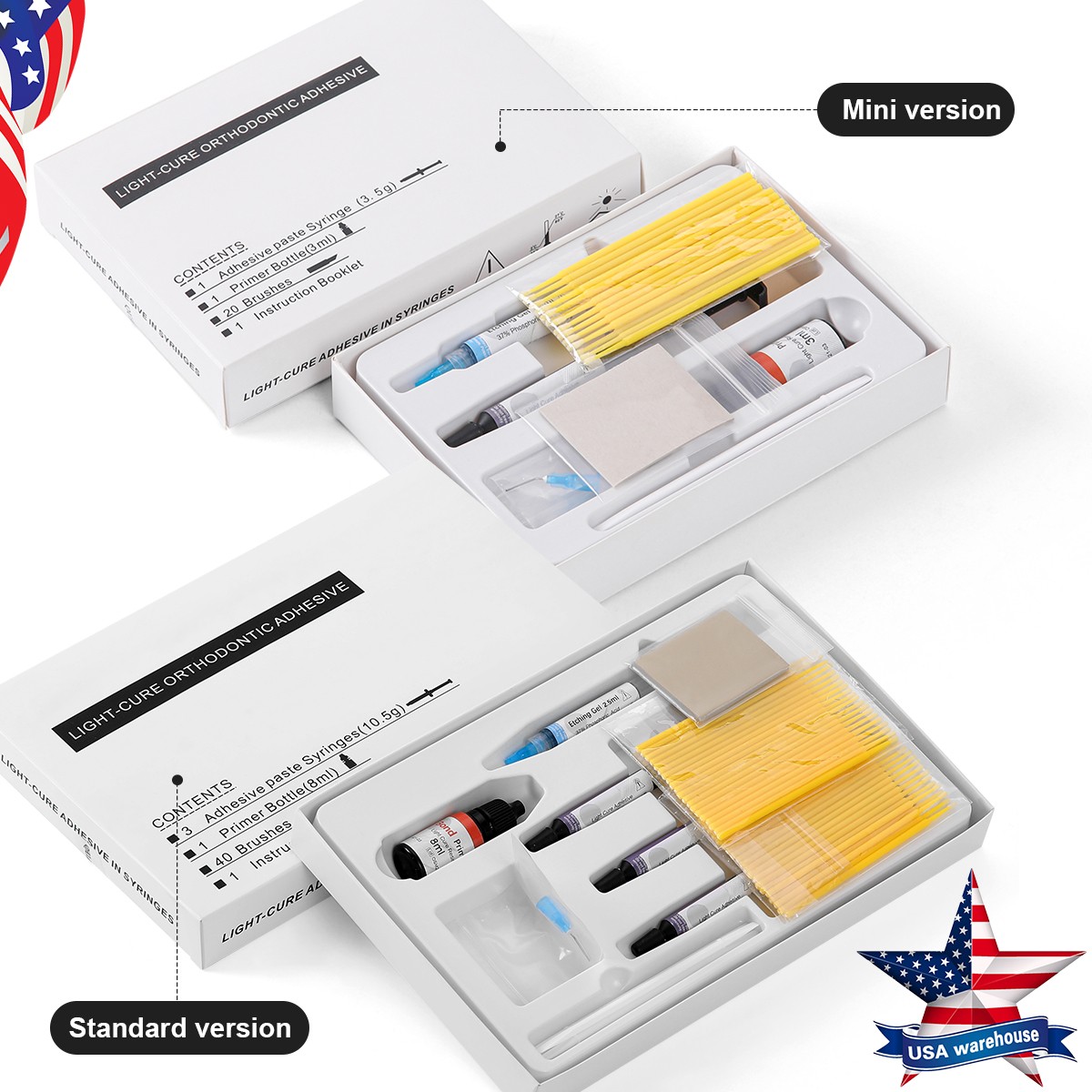 AZDENT Dental Diamond Burs Composite Polishing Kit for High Speed Handpiece