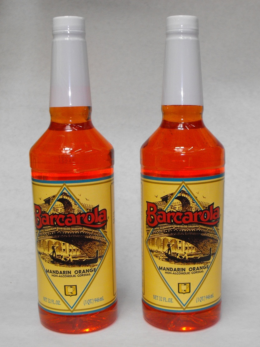 (2 Pack) Gourmet MANDARIN ORANGE SYRUP 32oz Coffee Drink & Italian Soda Flavor
