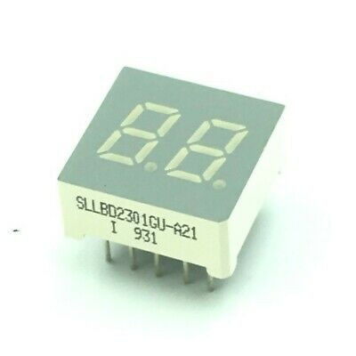 2 DIGIT RED 7 SEGMENT LED DISPLAY 20x10mm SLLBD2301GU-A21