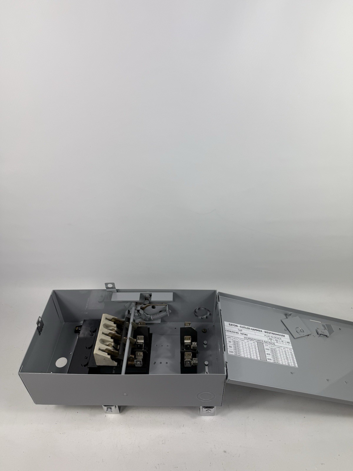 Westinghouse TAP362 FUSIBLE PLUG IN SWITCH 60 AMP 3PH, 3 Wire 600V, 60A TAP.