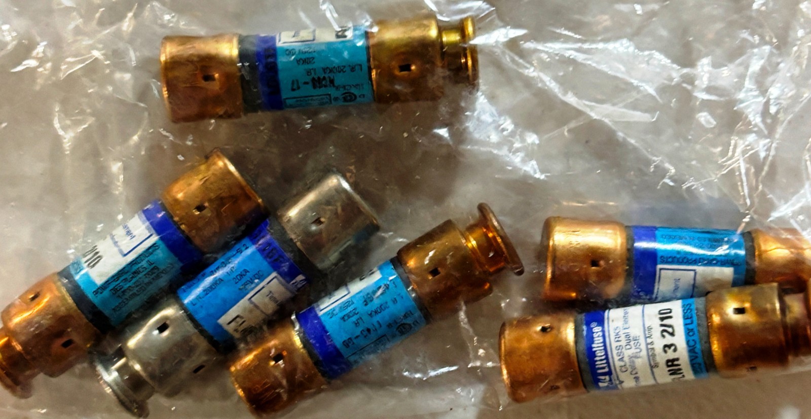 Littelfuse FLNR 3 2/10 Fuse; Time Delay; 3.2A; Lot Of 6, New-No Box