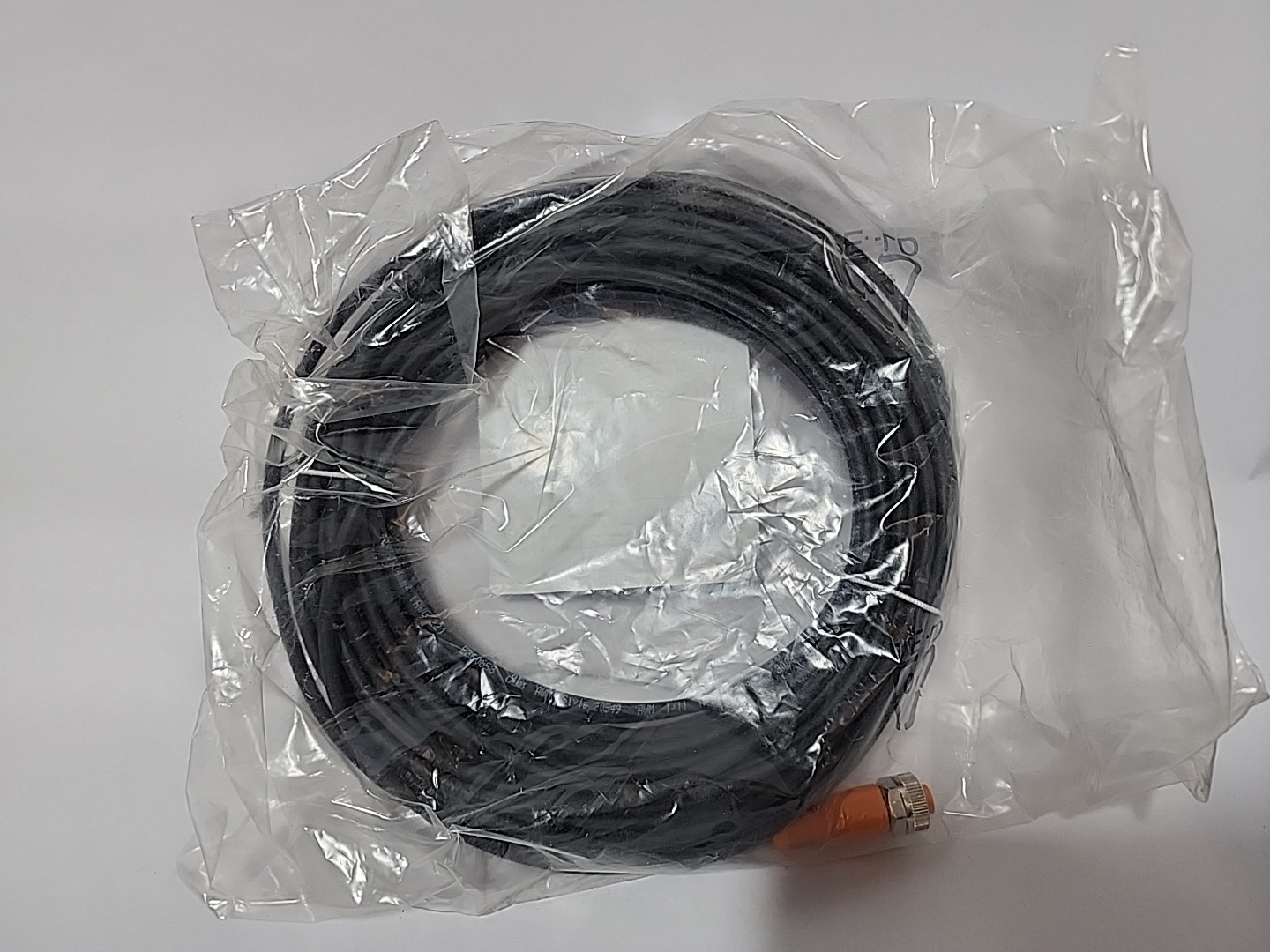 IFM EVC082 Single Ended Cordset, M12 Female to Pigtail, 15M, AWG22