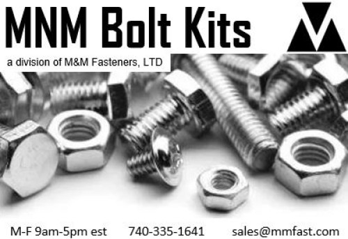1,260 piece Metric Class 10.9 Nut Bolt & Washer Assortment (Hardware Only)
