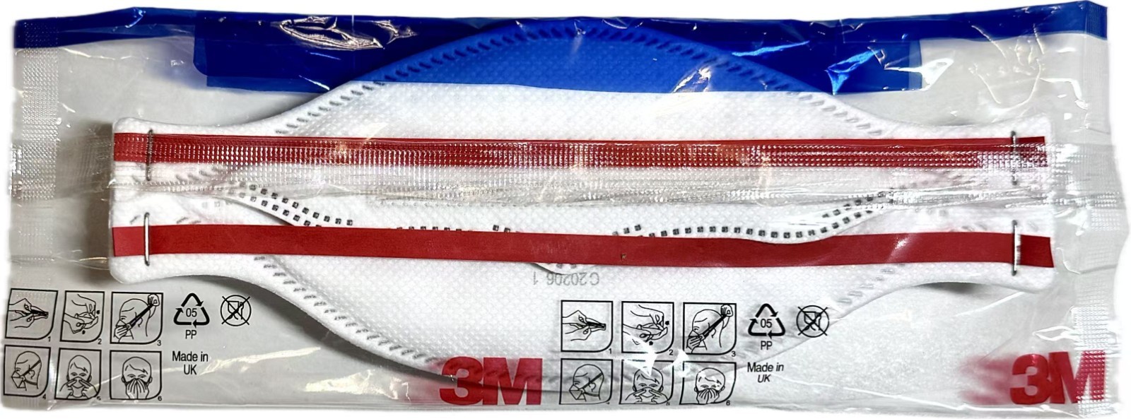 10x3M 9332+ Aura FFP3 Respirator Dust Cover Mask with Valve EXP 07/2025