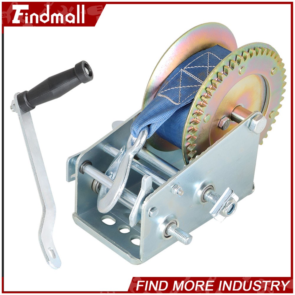 Findmall 3500 lbs Hand Winch & Boat Trailer Crank Winch With 10 m Strap Winch