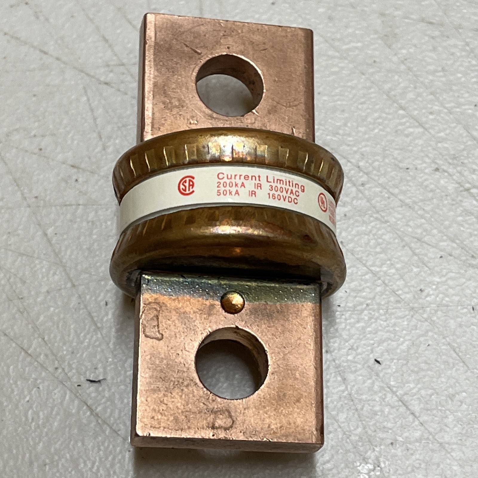 Mersen A3T600 Ul Class Fuse, T Class, Fast-Acting, 600A, 300V Ac, Non-Indicating