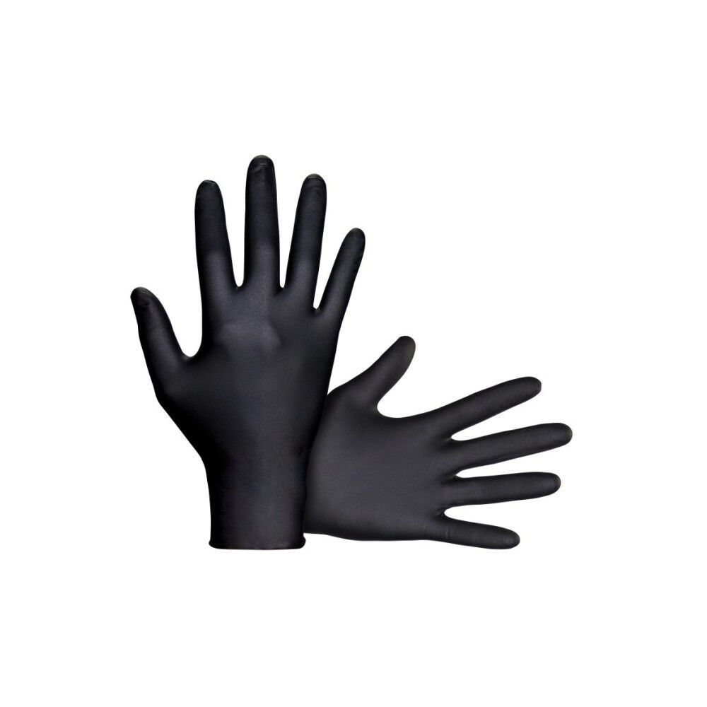 Sas Safety Raven Nitrile Gloves Disposable Powder-Free 100 Pc – Large –