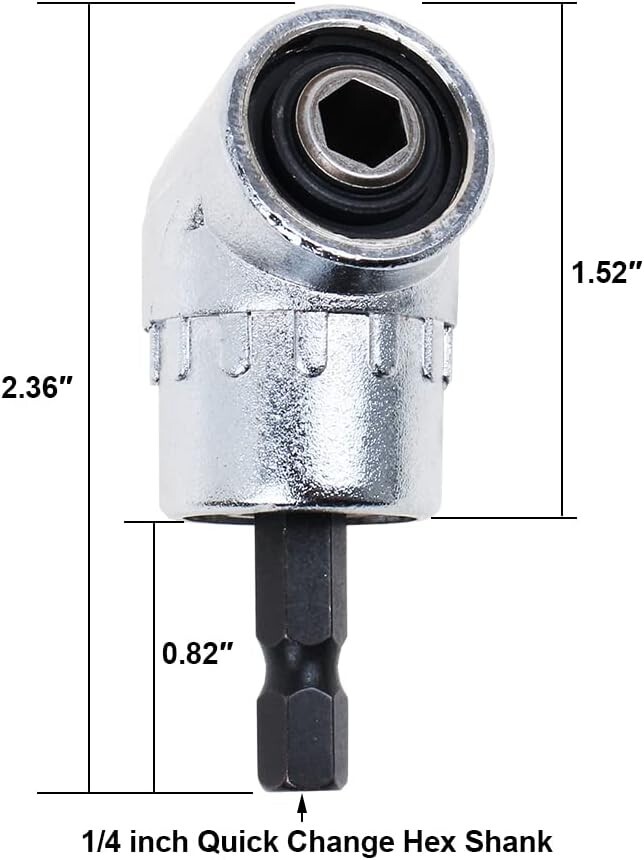 Right Angle Drill Driver 105 Degree Right Angle Drill Attachment Power Screwdriv