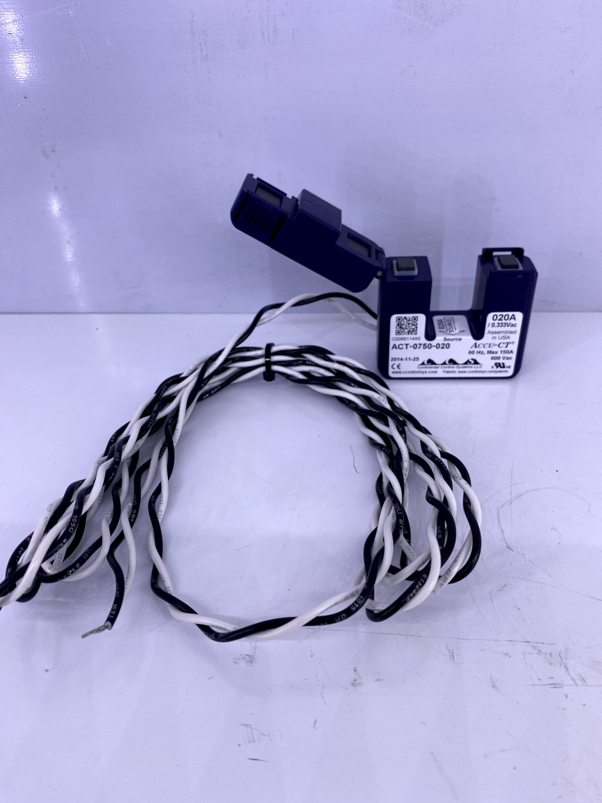Continental Control Systems Current Transformer ACCU-CT NEW ACT-0750-020