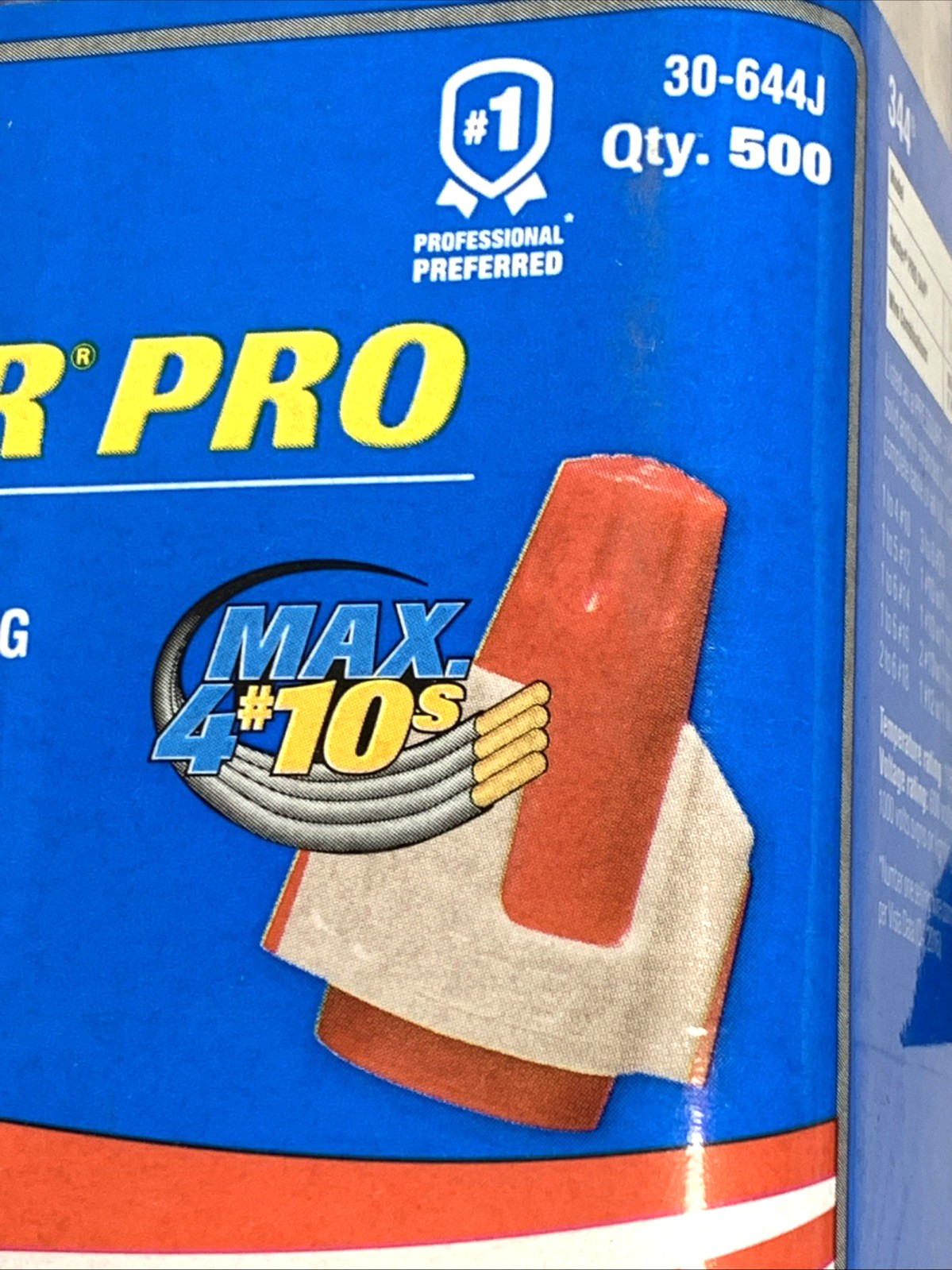 IDEAL 30-644J 344 Red/Tan Twister® ProFLEX™- Partial Jar of 500 – Flexible Skirt