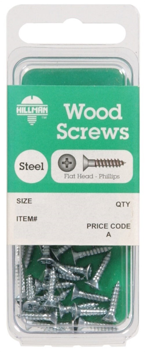 Hillman No. 10 x 3 in. L Phillips Zinc-Plated Wood Screws (Pack of 10)