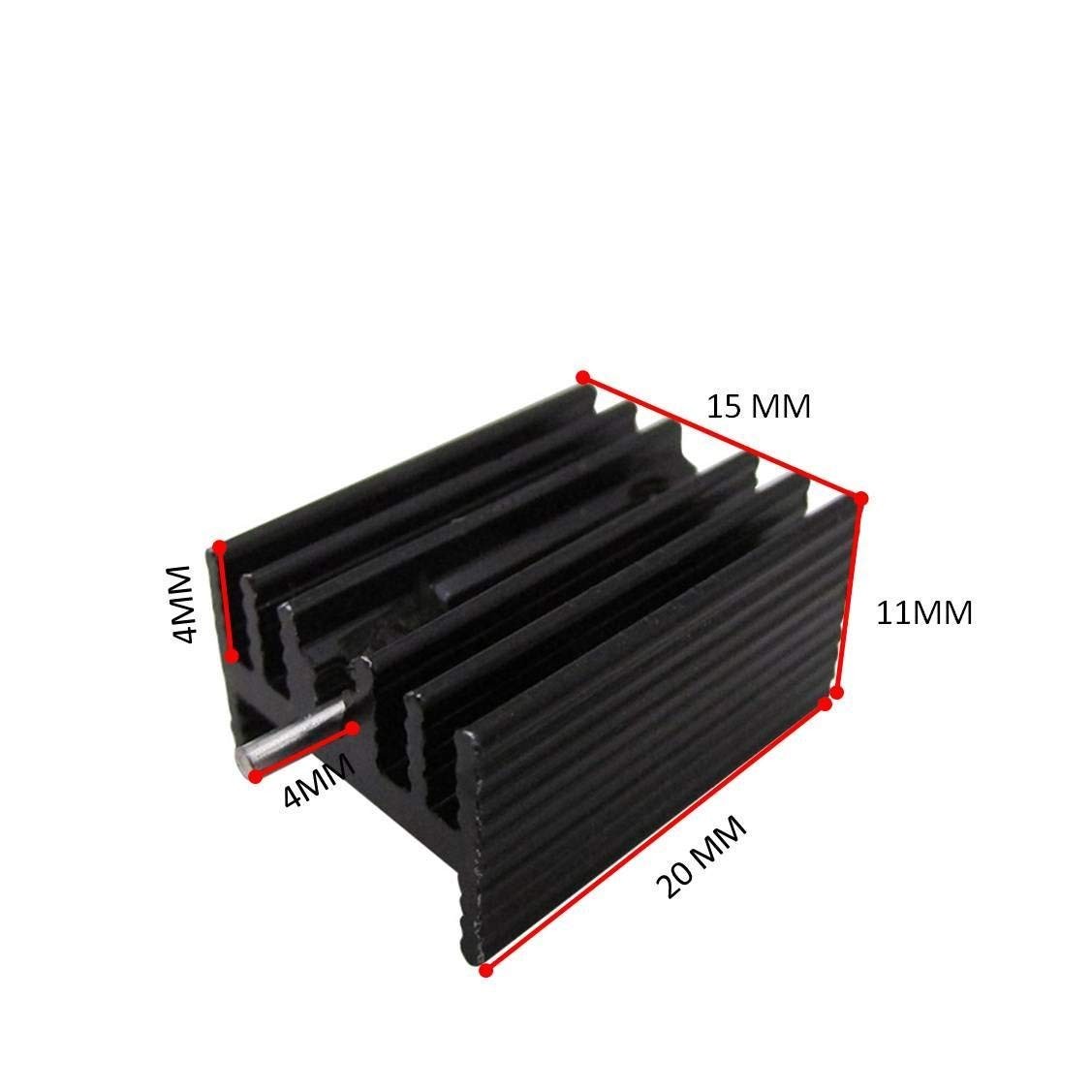 Easycargo 10 Packs TO-220 Heatsink + Insulator Mounting Screws Kits for LM317 Lm