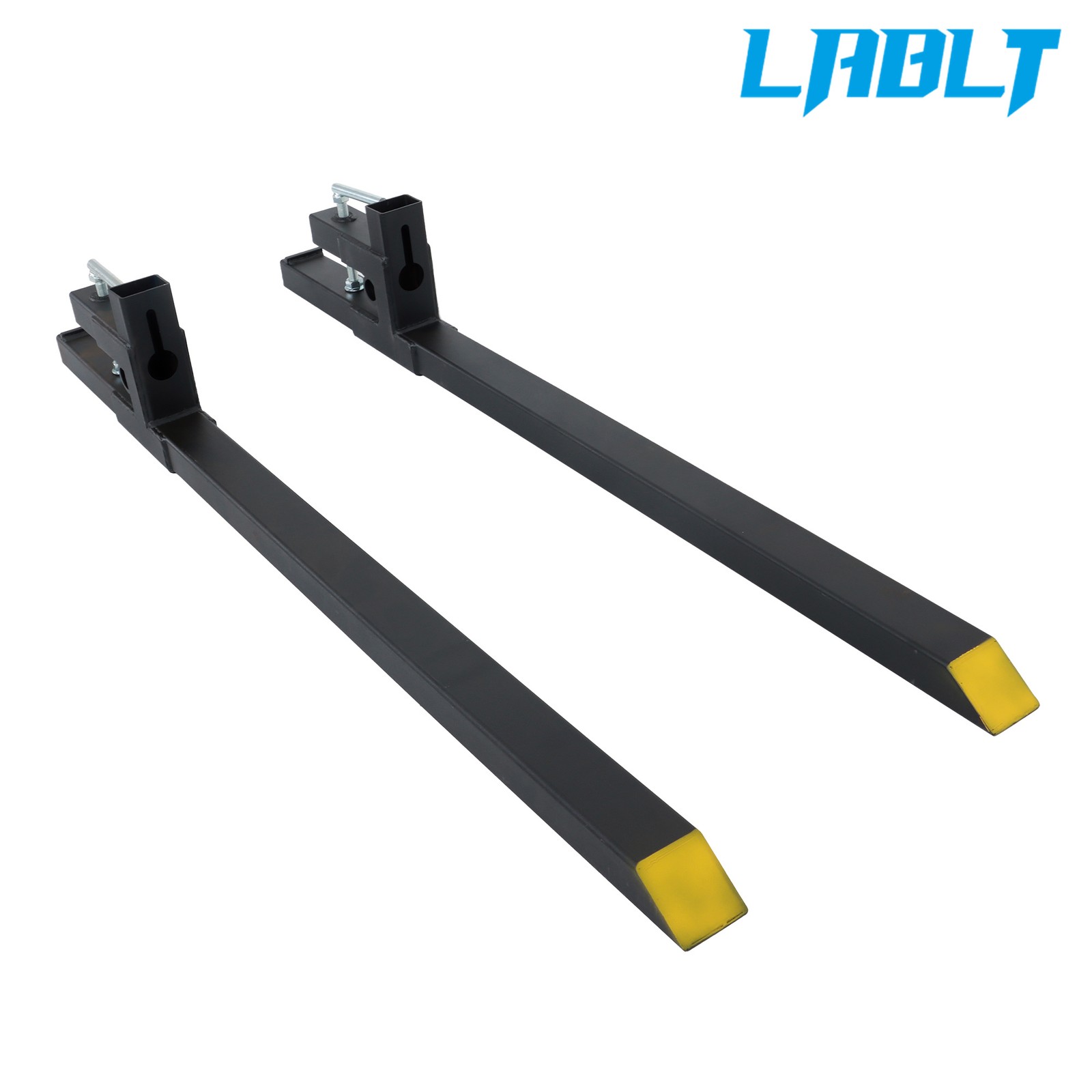 LABLT Clamp on Pallet Forks 60″ for Tractor Bucket Loader Tractor Skid Steer