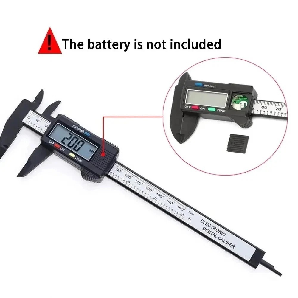 6″ Micrometer Digital Measuring Tool Caliper Vernier Gauge Metric 150mm 6-inch