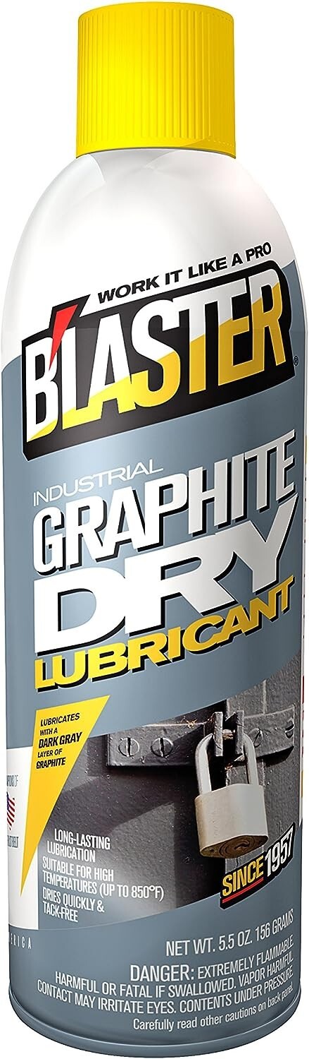 B’laster 8-GS Industrial Graphite Dry Lubricant – 5.5-Ounces
