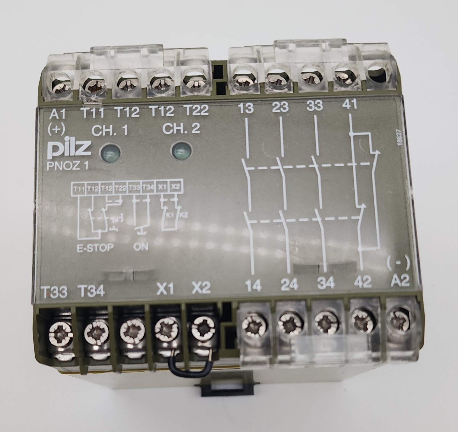 PILZ 475695 PNOZ 1 24VDC 3S 1O Safety Relay *NDA AVAILABLE*
