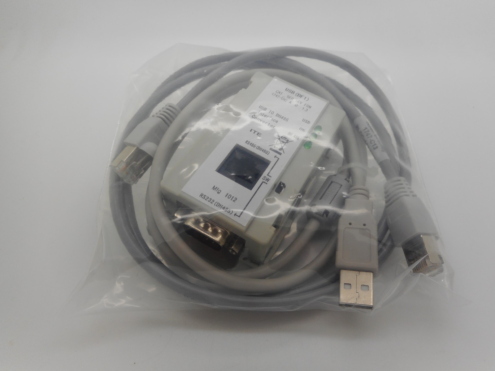 New 1747-UIC USB to DH485 Interface Converter w/1747-C13 cable