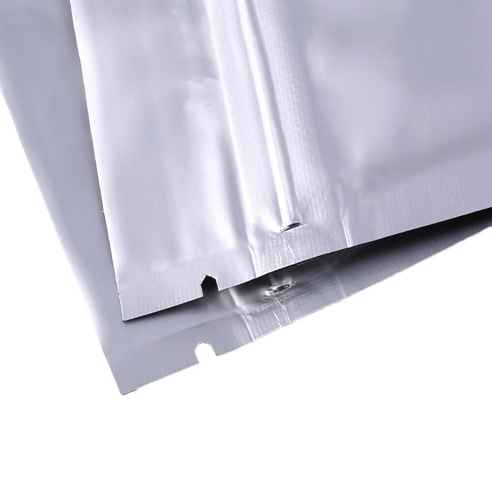 New Flat Silver Heavy Duty Mylar QuickQlick™ Bag Pouches Variety Sizes