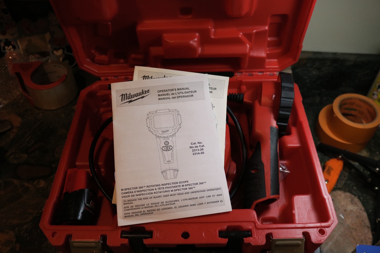 Milwaukee 2313-21 M12 M-Spector 360 Inspection Camera Kit w/ Battery & Case